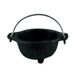 thumbnail image 1 of 3" OM Cast Iron Cauldron with Carry Handle for Spells, Smudging, Ritual & Blessings, 1 of 2