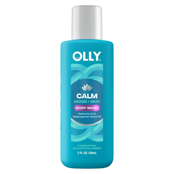 OLLY Body Wash Calm with Hyaluronic Acid, 3 fl oz