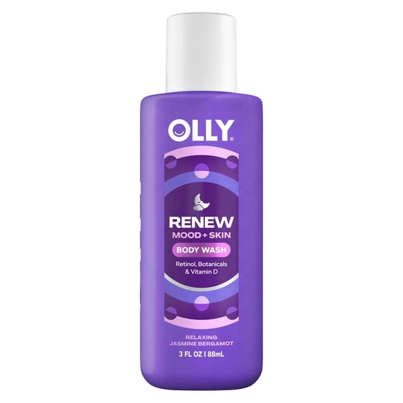 OLLY Body Wash Calm with Hyaluronic Acid, 3 FL oz