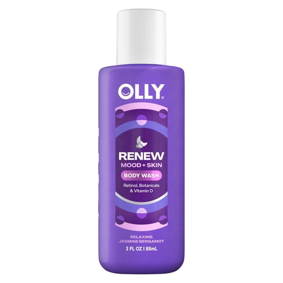 OLLY Body Wash Calm with Hyaluronic Acid, 3 FL oz