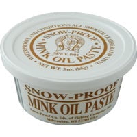 Snow Proof Mink Oil Paste for Shoes and Boots, 3 Ounce Jar