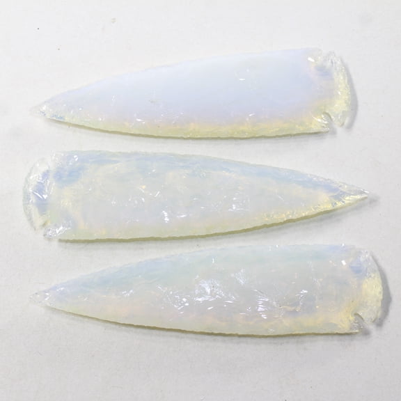 3 Opalite Ornamental Spearheads #103-1 Arrowhead