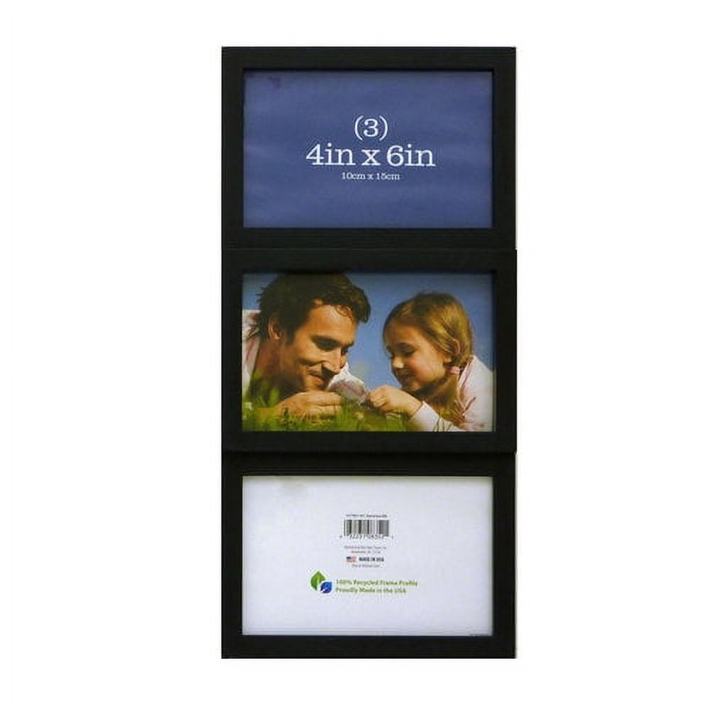 3Opening Picture Frame, Black