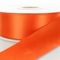 thumbnail image 1 of 3" Double Faced Satin Ribbon 750 Orange 25 Yard, 1 of 2