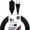3Outlet Extension Cord with Multiple Outlets 9 Ft Extension Cord Power