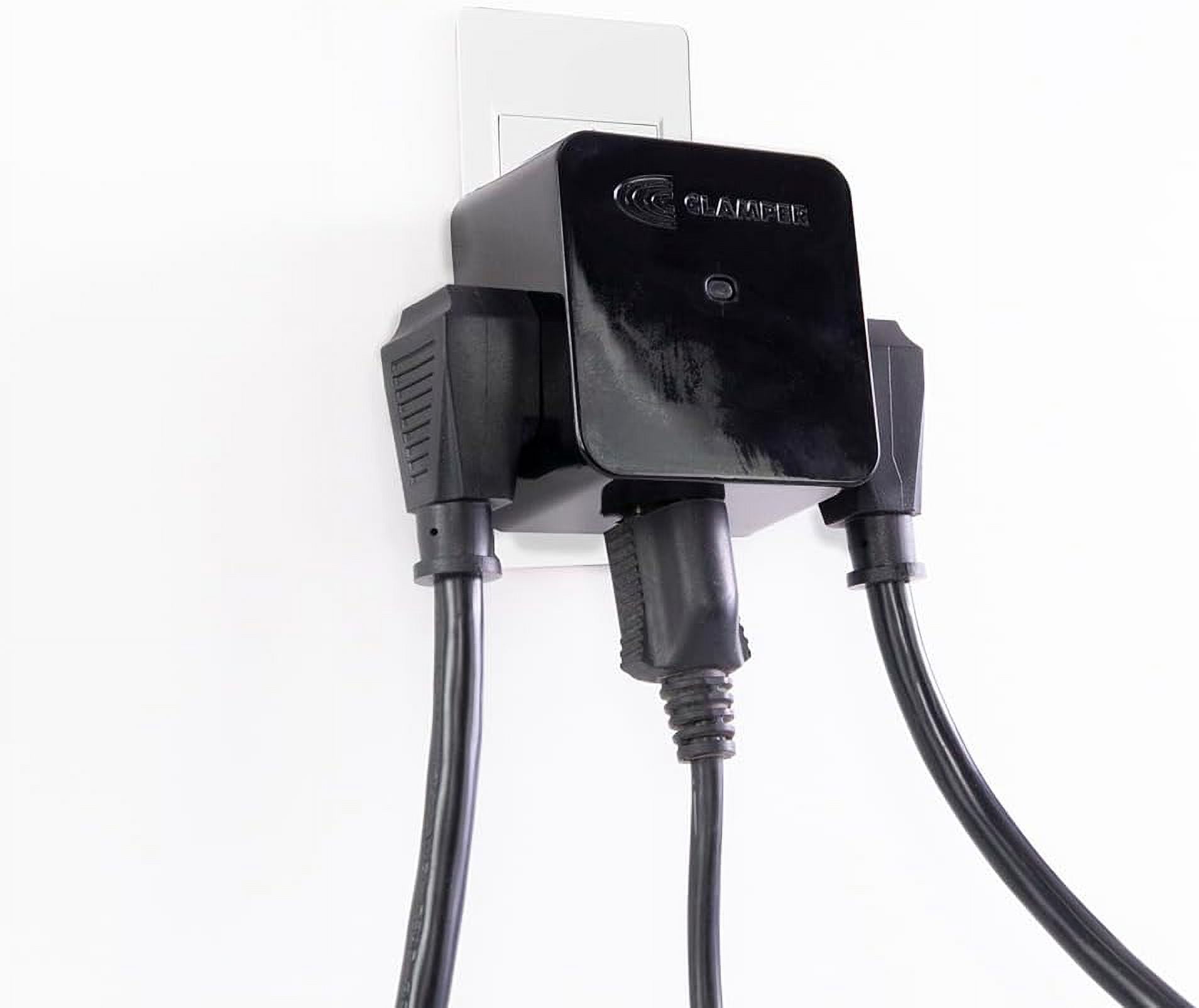 3Outlet Surge Protector 1800 Joules, 1875W, for TV, PC, Xbox, PS5, Refrigerators and Other