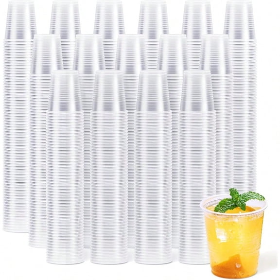 3 Oz Clear Plastic Cups Disposable Mouthwash Cups For Any Occasion Small Bathroom Cold Party Drinking Tumblers For Tasting Drinking And Party