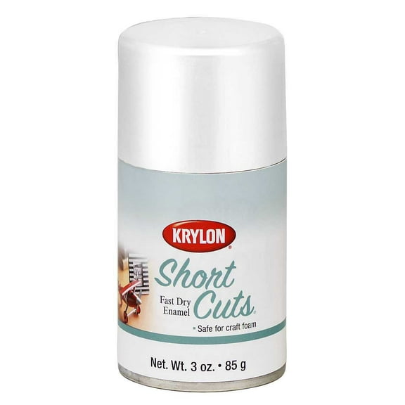 3 Oz Gloss White Short Cuts Spray Paint [Set of 6]