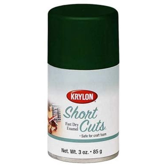 Krylon Short Cuts Spray Paint - High Gloss Hunter Green - Set of 6, 3 Oz