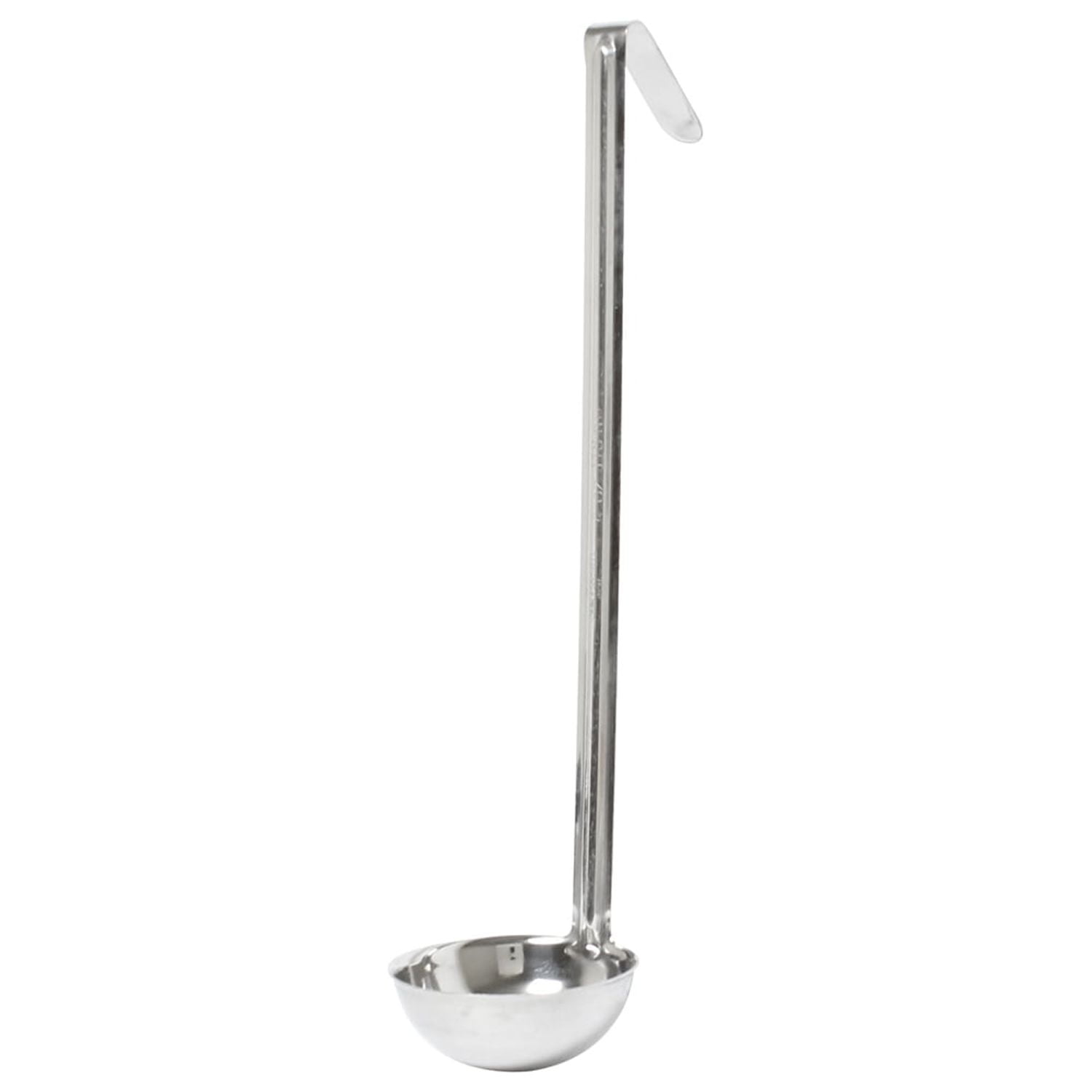 Choice 24 oz. One-Piece Stainless Steel Ladle