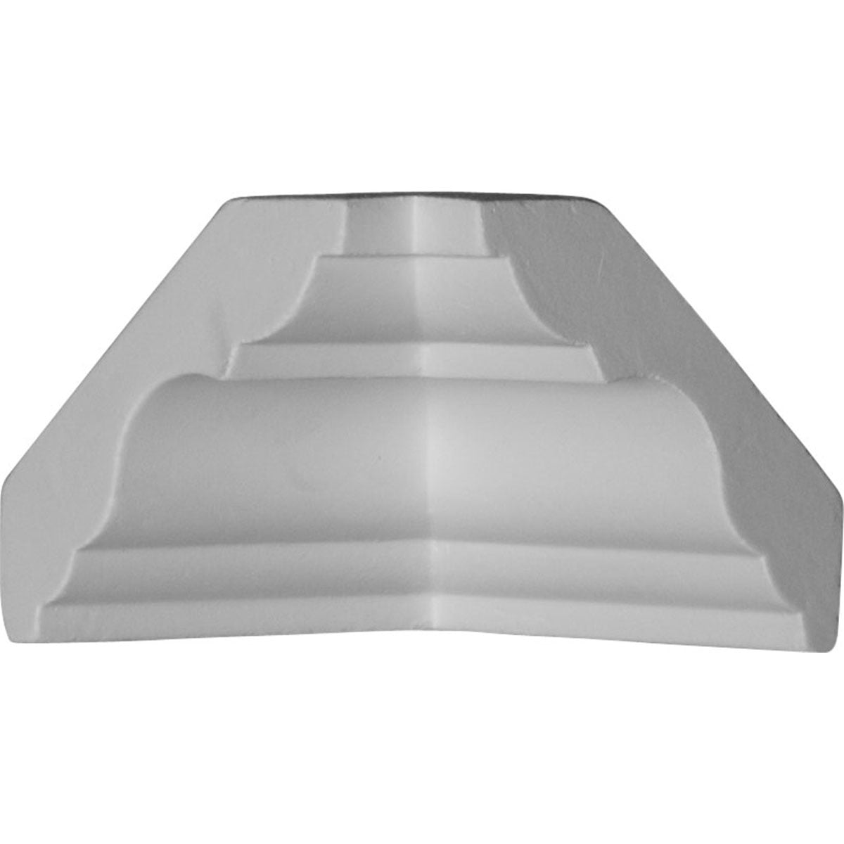 White Polyurethane 3" Crown Moulding Inside Corner