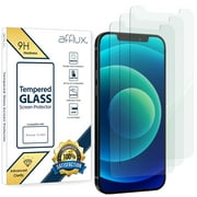3-PACK Afflux Tempered Glass Screen Protector Film Cover for Apple iPhone 13 Mini - Case Friendly, Bubble-Free Easy Install, 100% Transparent, HD Clear - In Retail Box [fits iPhone Mini - 5.4" Inch]