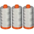 thumbnail image 1 of 3-PACK - Aurifil A1050-2600 Mako Cotton Thread Solid 50WT 1422Yds Dove, 1 of 2