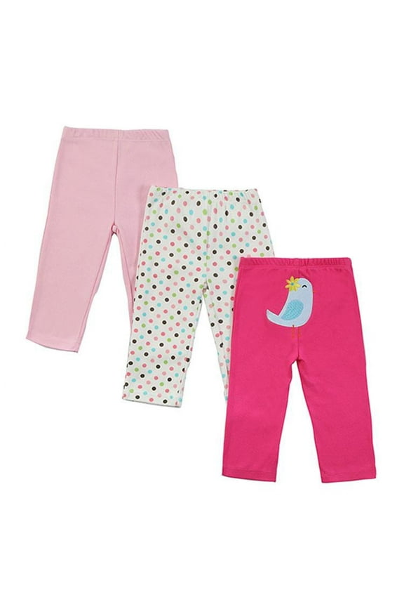 3-PACK Baby Infant colorful 100% Cotton Pants