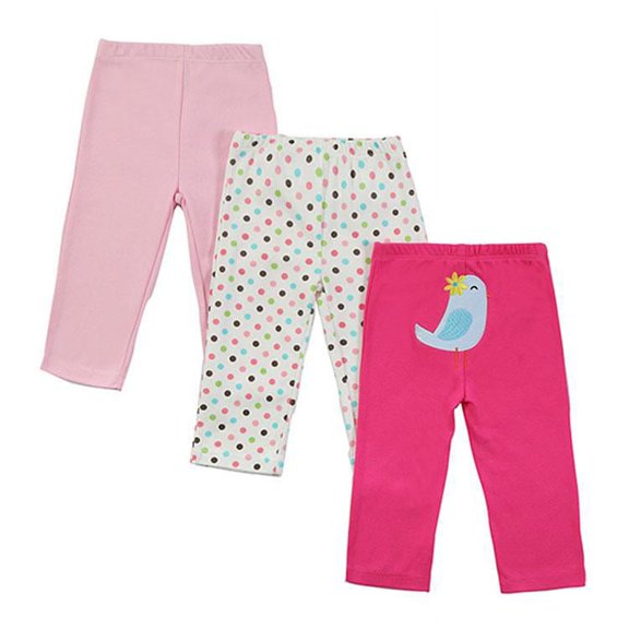 3-PACK Baby Infant colorful 100% Cotton Pants