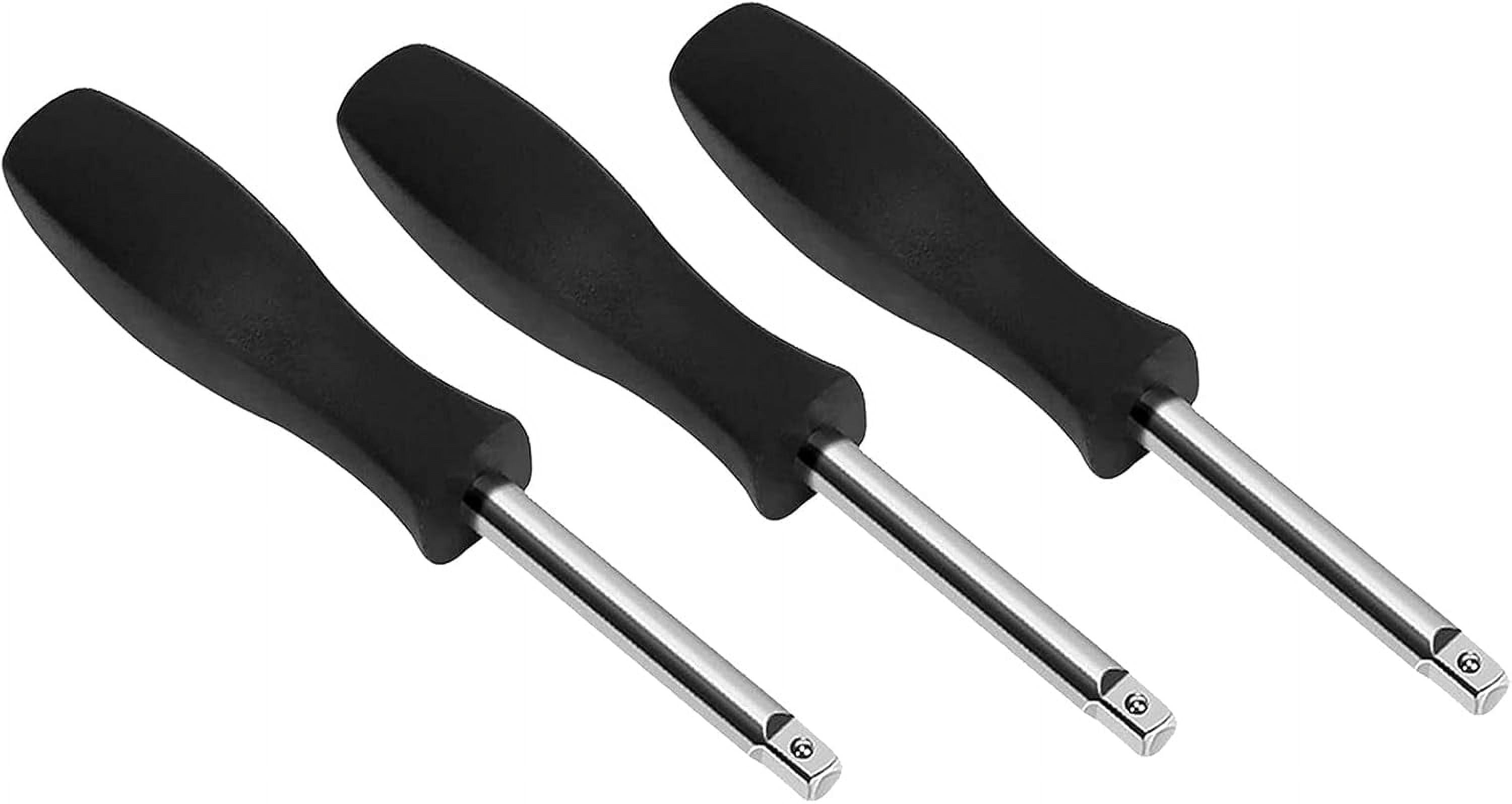 3 PACK Black 1/4 Inches Drive Spinner Handle Socket Driver Handle for ...