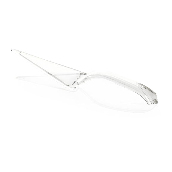 EcoQuality 10 Inch Clear Plastic Cake Server, Pie Cutter, Disposable Serving Utensil (3)