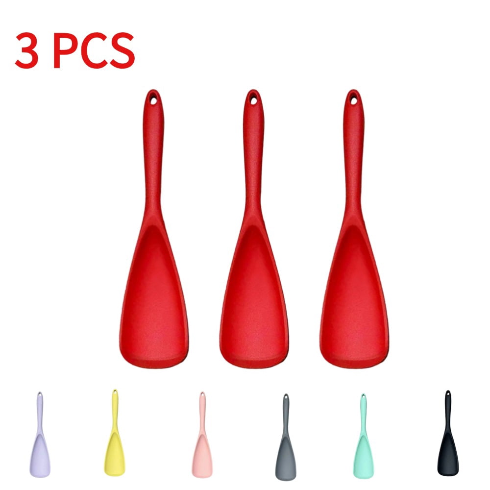 3 PACK Cooking Spatula Spoon for Nonstick Cookware, Multifunction ...