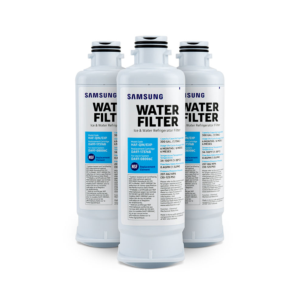 3 PACK DA9717376B HAFQIN Refrigerator Water Filter DA9708006C