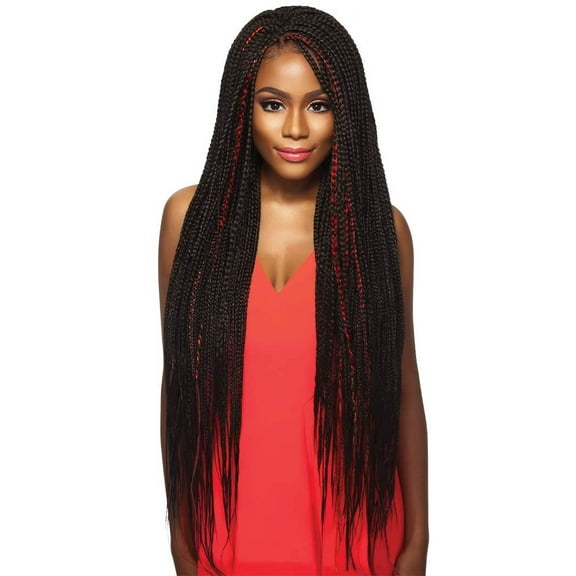 [3 PACK DEAL] Outre X-PRESSION Ultra Braid Pre-streteched Braid 42" 3X (3 Packs, 2T1B/Purple)