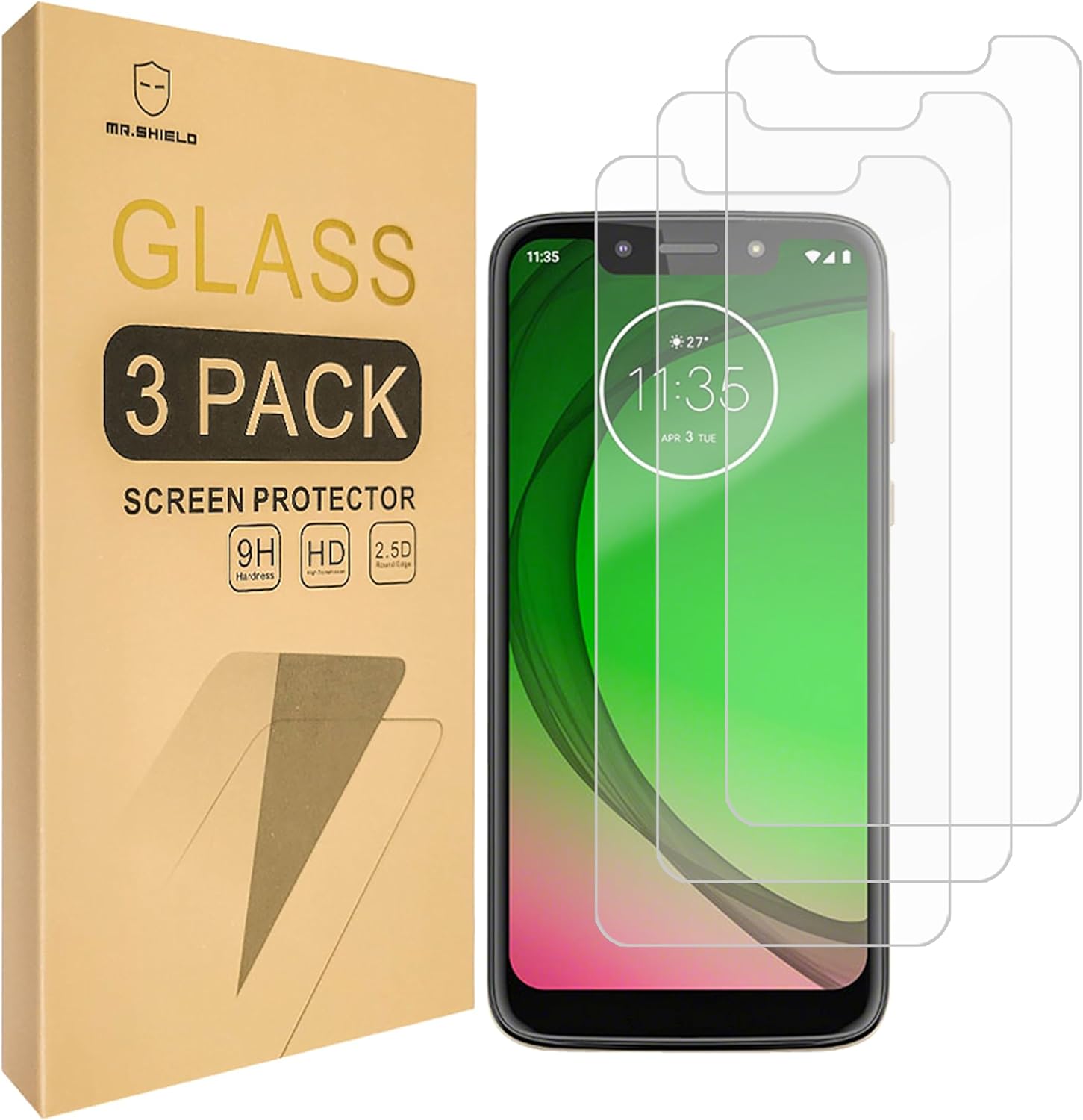 [3-PACK] Designed For Motorola (Moto G7 Play) [Upgrade Maximum Cover ...