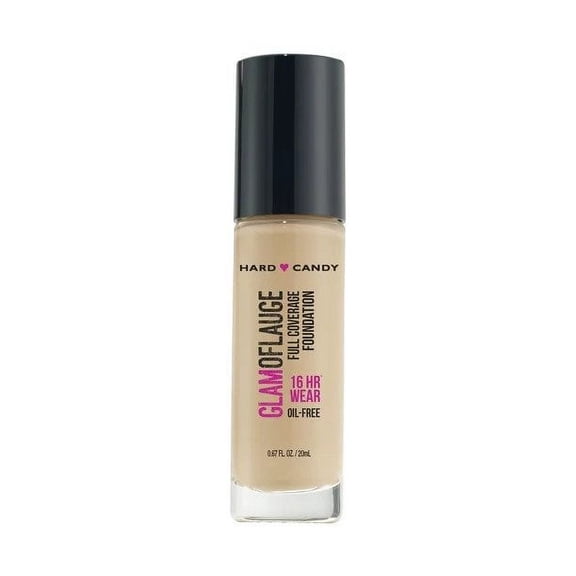 3 PACK HARD CANDY FULL COVERAGE FOUNDATION OIL FREE WARM BEIGE 1510