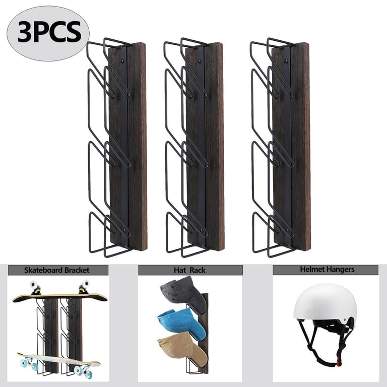 Wood cap display wall rack new arrivals