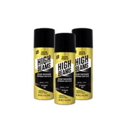 [3 PACK] High Beams Color Thickener Temporary Spray-On Hair [#11 BLACK] 2.7 oz. * BEAUTY TALK LA *