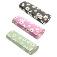 thumbnail image 1 of [3 PACK], JAVOedge Daisy Patterns Long Oval Hard Eyeglass Magnetic Enclosure Case, With Microfiber Cleaning Cloth, 1 of 7