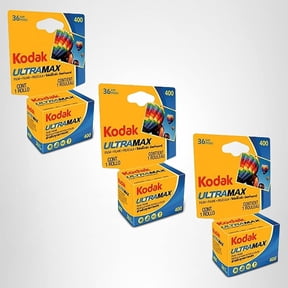 Kodak Ultramax 400 Color Print Film 36 Exp. 35mm DX 400 135-36 (108 Pics) (Pack of 3), Basic