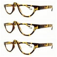 thumbnail image 1 of 3 PACK Mens Womens Retro Half Moon Reading Glasses Classic Readers Presbyopic glasses, 1 of 3