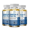 thumbnail image 1 of (3 Pack)Omega 3 Fish Oil Supplements - EPA & DHA - Supports Heart, Brain, Joint & Immune Health, Mercury Free, Non-GMO, 360 Softgels, 1 of 6