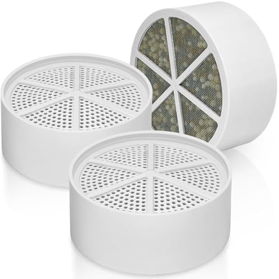 3 PACK Replacement Bathtub Water Filter for Tub Compatible with Fitespot,SHLLKTTRY,JUSTOWE,NIROKET,CUOLL Bath Filter,Multi Stage Filter for Softer Skin & Hair Reduces Chlorine & Harmful Substance