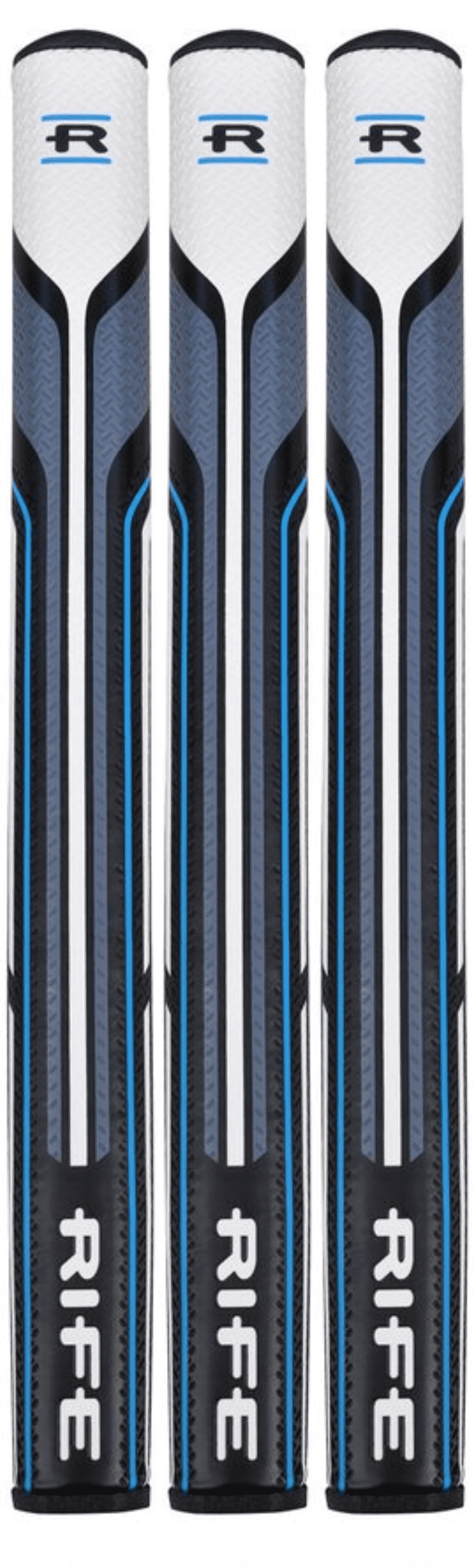3 PACK Rife RG 13.5 Golf Putter Grip Set (13.5 Inches Long)