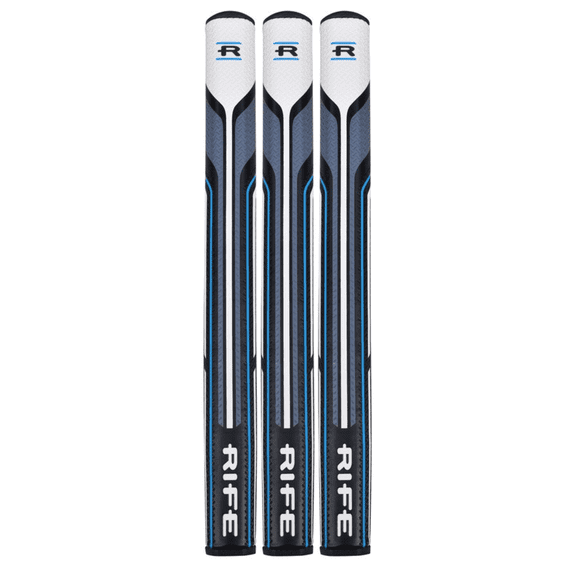 3 PACK Rife RG 13.5 Golf Putter Grip Set (13.5 Inches Long)