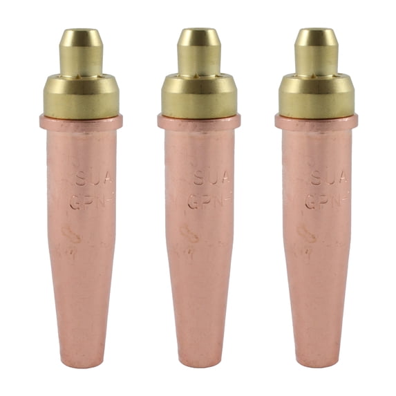 (3 PACK) SÜA - GPN Series Propane Cutting Tip - Compatible with Victor. Sizes: 000, 00 and 0