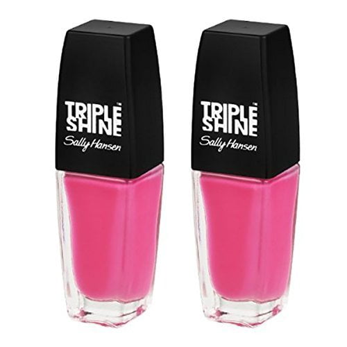 3 PACK Sally Hansen Triple Shine Nail Polish, (210) Reef-Raf