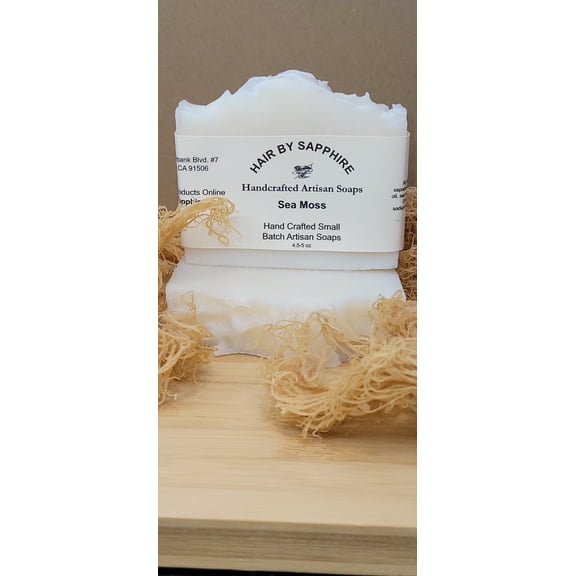 3-PACK Soothing Patchouli Sea Moss Handcrafted Cold Process Soap - 3-PACK