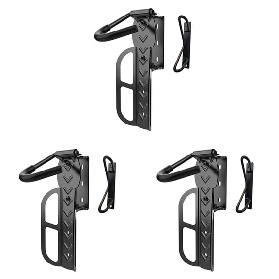 3 PACK Swivel Bike Rack Garage Wall Mount Bike Hangers for Garage Bike Rack Bicycle Storage Vertical Bike Rack
