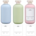 thumbnail image 1 of 3 PACK Travel Shampoo Bottle, Empty Plastic Squeeze Bottles 6.8oz with Flip Cap, Lotion Container for Toiletries Travel Size Shampoo and Conditioner, 1 of 13