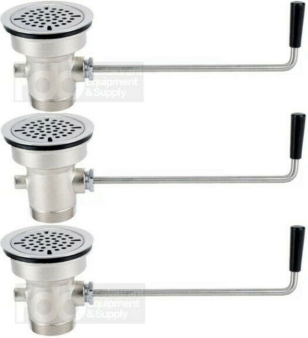 Regency 3 1/2 Flat Strainer for Twist / Lever Handle Valve Drains