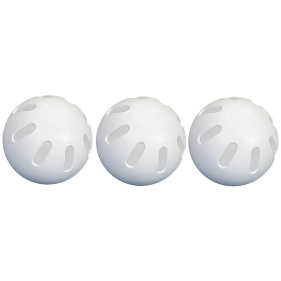 3-PACK - Wiffle Ball - Plastic Baseball - Individually Boxed