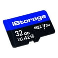 thumbnail image 1 of iStorage - Flash memory card - 32 GB - A1 / Video Class V30 / UHS-I U3 / Class10 - microSD (pack of 3), 1 of 2