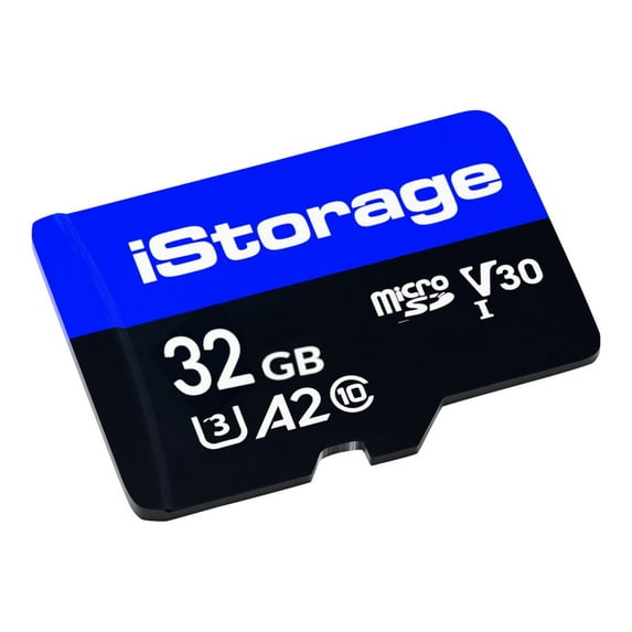 iStorage - Flash memory card - 32 GB - A1 / Video Class V30 / UHS-I U3 / Class10 - microSD (pack of 3)