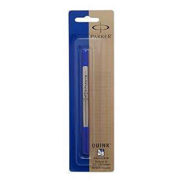 3 PACKS Parker Quink Ink RollerBall Fine Point BlUE Ink Refill; 3 Refills Total 3022331