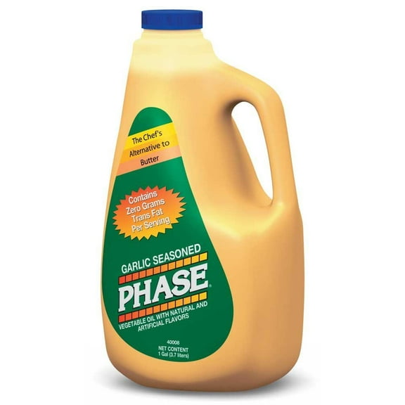 3 PACKS : Phase Oil W/ Garlic -- 3 Case 1 Gallon