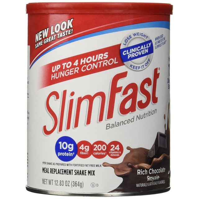 3 PACKS Slimfast Powder, Chocolate Royal, 12.83 oz