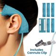 3 PAIRS Nasal Cannula Ear Protectors 6 Pieces of Ear Cushions for