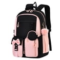 thumbnail image 1 of Lumtrix Backpack for Womens Cute Comfy Everyday Set Lightweight Casual High College Daypack Pink, 1 of 8