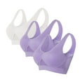 thumbnail image 1 of 3 PC Breathable Cool Liftup Air Bra, Large Size Yoga Bras Mesh Wirefree Sports Bra for Women 3 Packs, 1 of 4
